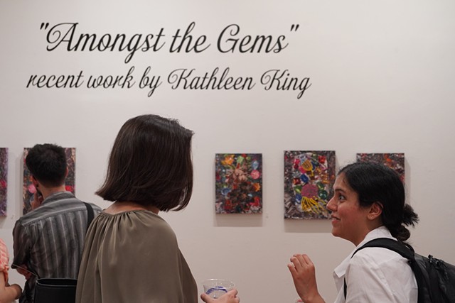 Long and short videos of "Amongst the Gems" reception 9/7 2023 6-8pm