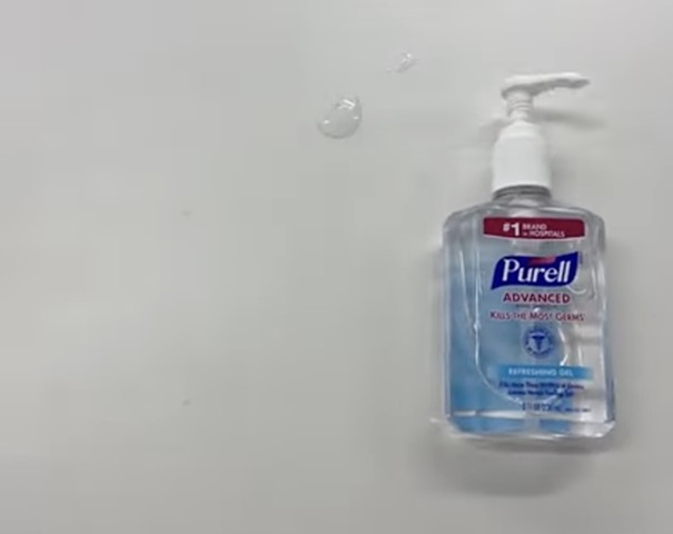 Untitled (Sanitizer Sneeze)