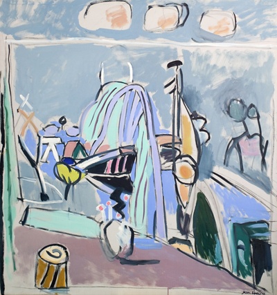 Boatyard of Edam, Three Clouds, 1990
