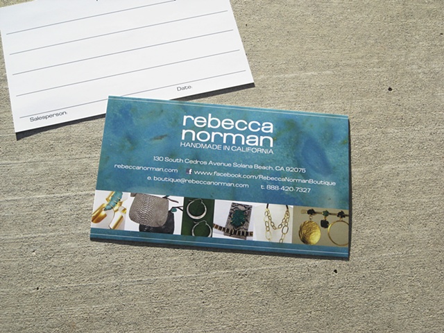 Rebecca Norman boutique card