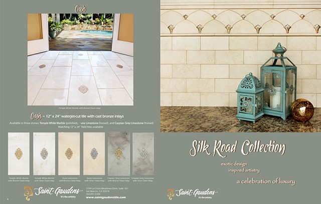 Silk Road Collection - folded brochure, outer pages