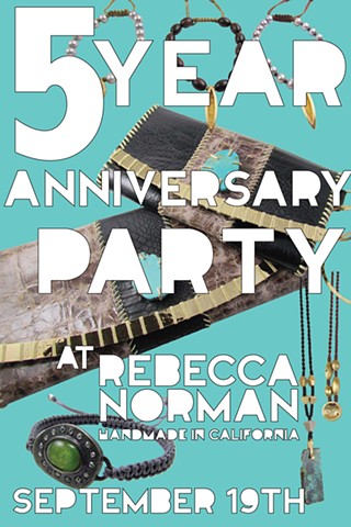 Rebecca Norman Anniversary Party Invite