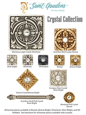 crystal tile concept board label