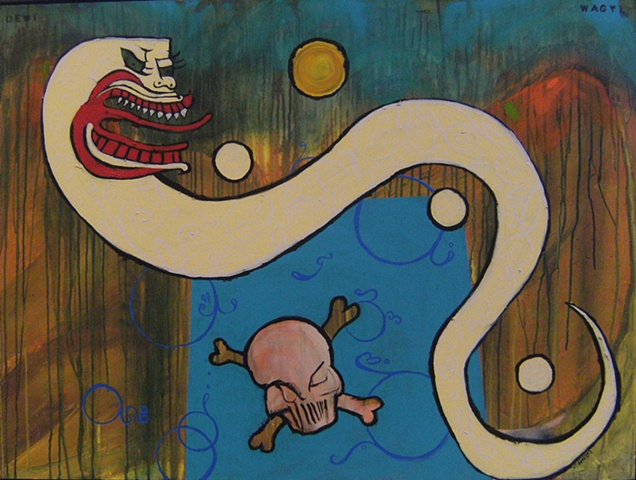 Wagyl & Dewi / The Serpent (framed)
