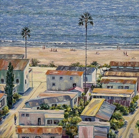 mobile Home art,MHP, Palisades fires, mobile home park investor, coastal mobile home, beachfront mobile home, beach houses, cottages, coastal living, malibu, mobile home, california coast, beach architecture