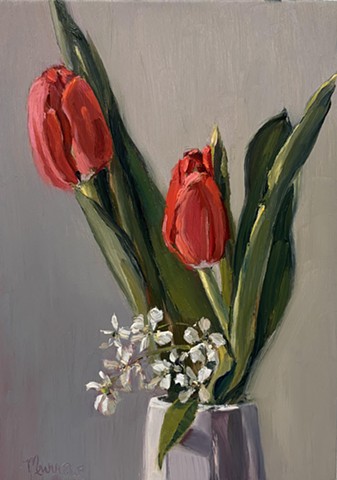 Valentines day flowers, flowers in a vase, still life, hydrangeas, floral, greeting cards, flower arrangement, California coast, Juliet David Austin garden rose, Malibu art,  Art studio Los Angeles, still life painting of flowers, California art, floral design Los Angeles, California lifestyle, orchid arrangem