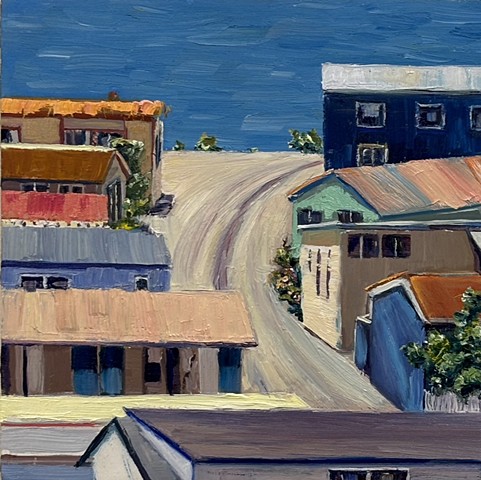 California coastal painting,  Pacific Palisades art,  Mobile home park painting , Contemporary landscape painting,  mobile Home art,MHP, mobile home park investor, coastal mobile home, beachfront mobile home, beach houses, cottages, coastal living, malibu, mobile home, california coast, beach architecture,Beachside trailer park , Marisa Murrow artwork,  West Coast nostalgia art  Ocean view painting , California lifestyle art,  Los Angeles beach scene,  Summer beach painting,  Representational oil painting,  Seaside community artwork,  Coastal resilience art  Colorful California homes,  Collectible California landscape painting,  Original oil painting of Pacific Palisades , Contemporary American realism,  Investment-worthy West Coast art,  Limited edition coastal home series,  Southern Cali