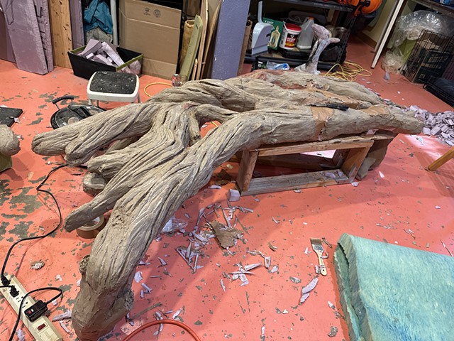 What We Tend Will Grow- Pre Foundry Bench in progress