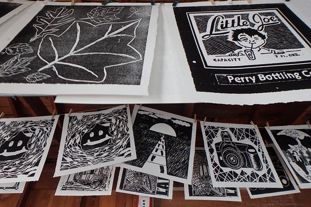 Portraits of Perry: Steamroll Printmaking Project