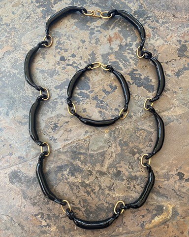 Links (bracelet and necklace)