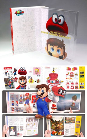 English localization (from original Japanese kanji) of The Art of Super Mario Odyssey, Nintendo’s 350-page game art book.