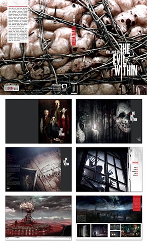 Design of The Art of The Evil Within book Client: Dark Horse Comics