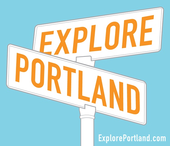 Logo Design for Explore Portland.com
