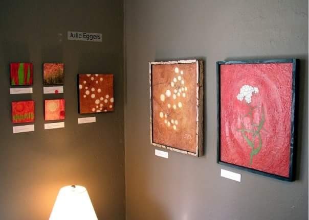 Photo of my work from the Third Irvington Invitational Art Exhibition curated by NW artist: