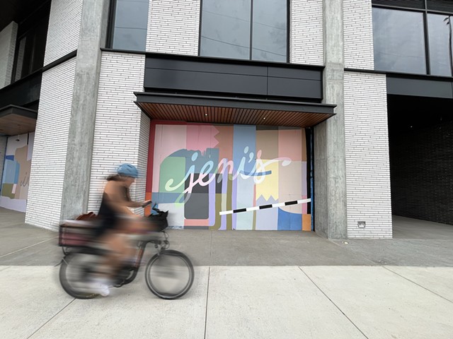 “Jeni’s” Mural (Installation View)