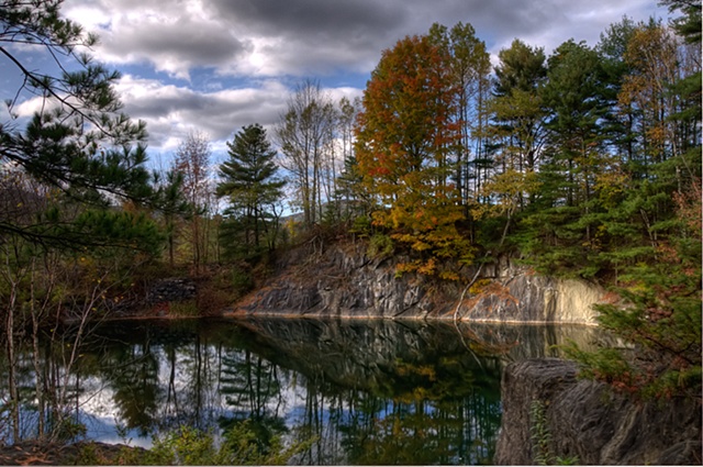 Quarry in Fall