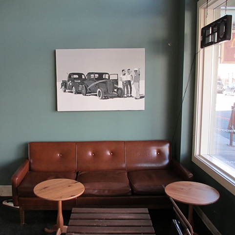 Installation photo from Porchlight Coffee & Records