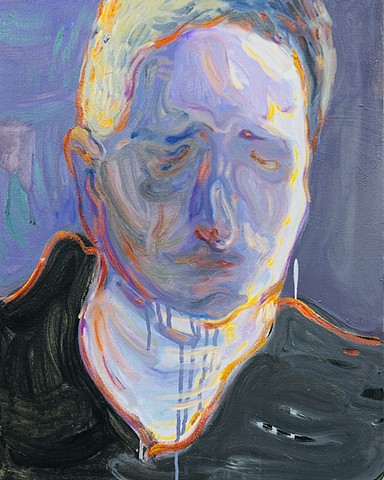 Home Sweet Home #3, Oil and Acrylic on Canvas, 16 x 20, 2025