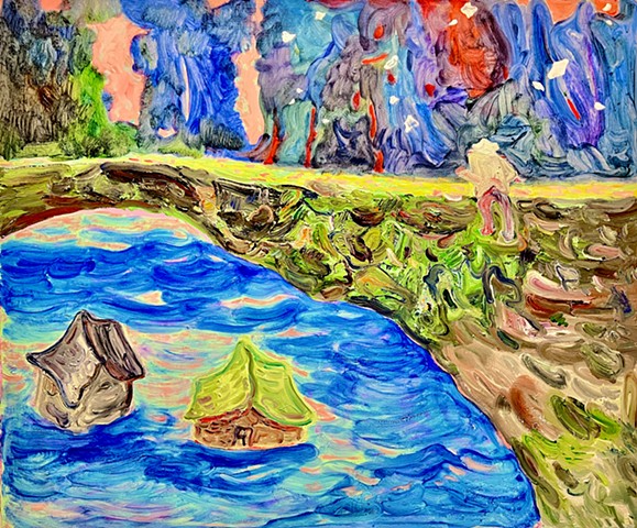 Job's legacy Part III, Acrylic on Canvas, 60 x 72 inches, 2017 - 2026