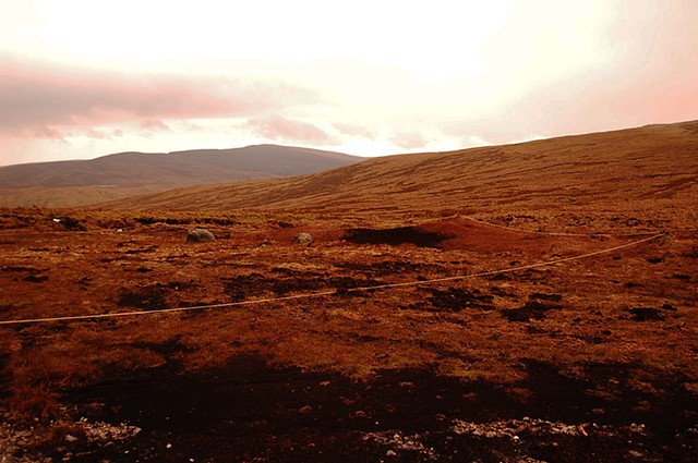 CAAKE project Residency, Sperrin Mountains, County Derry.
Borderline [bog brown]
