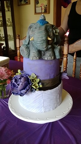 Breanna's 13th Birthday Elephant Cake