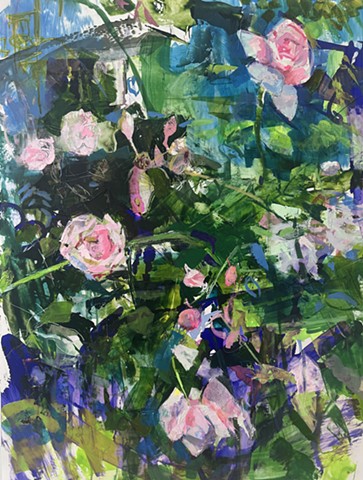 Rose painting