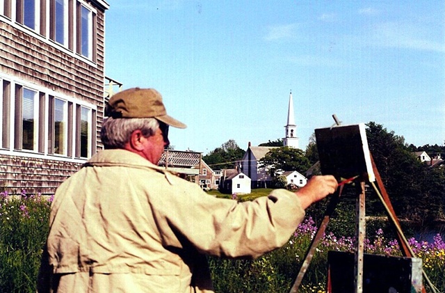 Painting along the Harbor