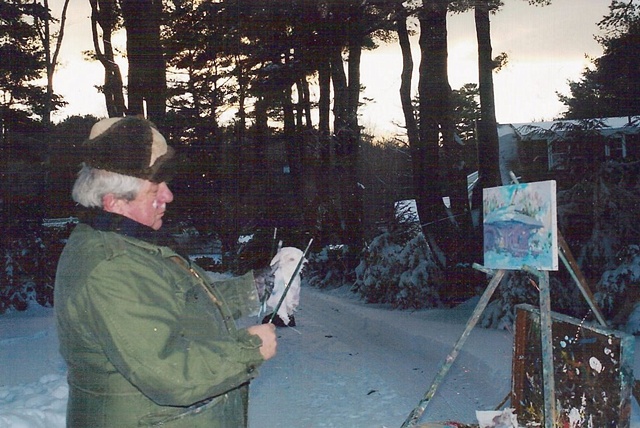 Painting in Winter