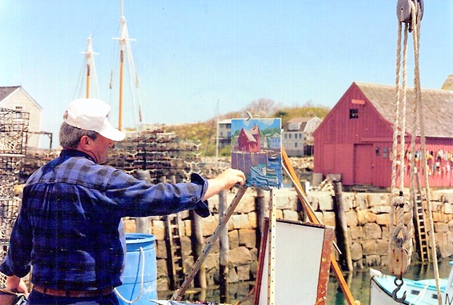 
Conducting a workshop in Rockport, MA