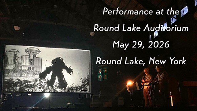 Documentation of Live-Scoring event The Golem Trilogy At Round Lake Auditorium