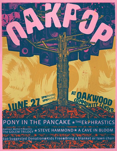 Poster, Oakpop Festival