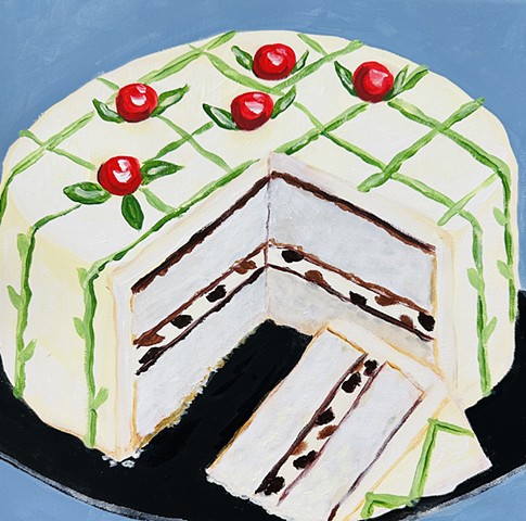 "Lady Baltimore Garden Cake"