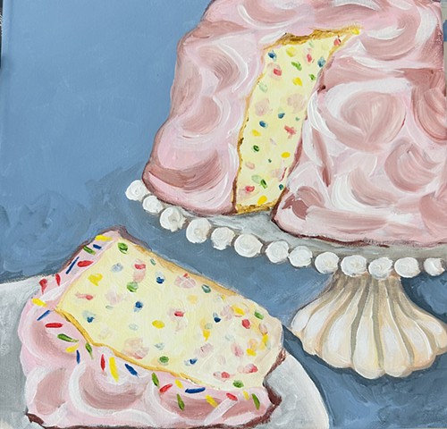 "Confetti Cake" 12x12 acrylic