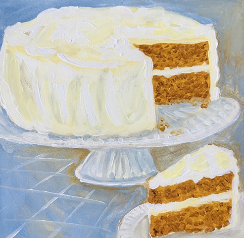 "Spice Cake" 12x12 acrylic