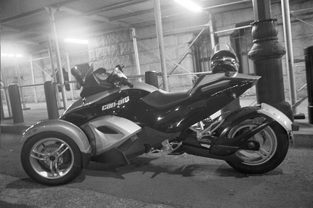 NYC 2009 three wheel bike. 