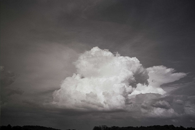 ohio black and white cumulonimbus.