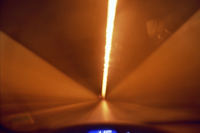 2009 tunnel exposure straight on amber. 