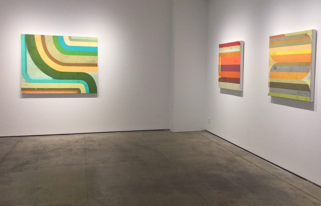 Installation view of btw, Kathryn Markel Fine Arts, NY  May 11- June 17