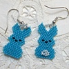 Blue Bunny Peep Earrings
made by Lizzie
(NFS)
