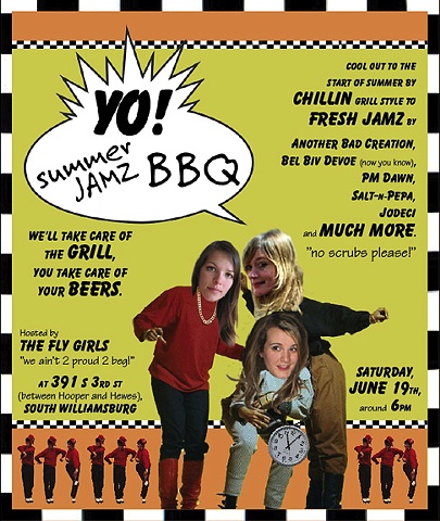bbq party flyer