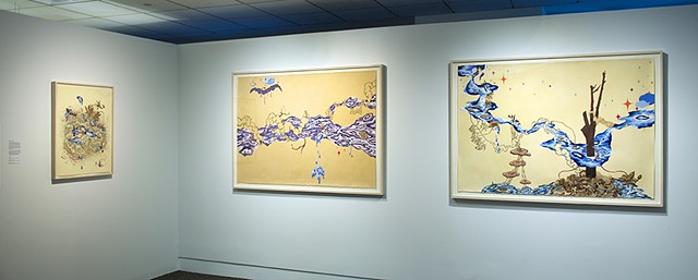 Installation view from "Cloudlands"
