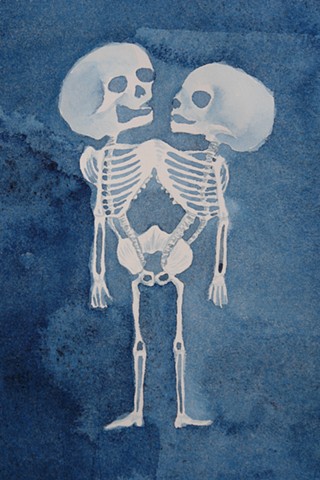 Skeleton drawing of Ritta-Christina