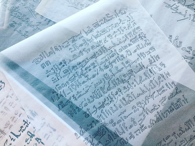 Inscription drawings, work-in-progress