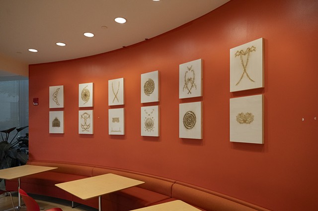 Inscription drawings, Installation view 