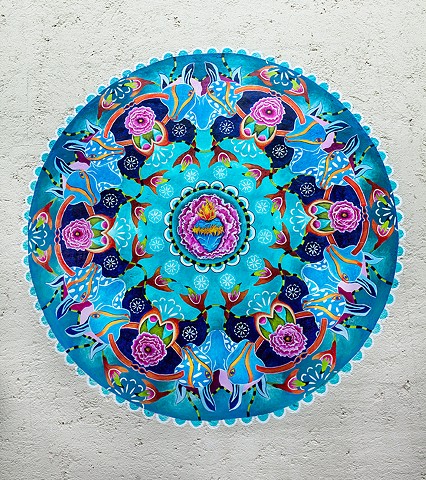 Folk Art Mandala