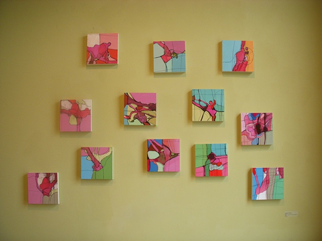 Installation photo: "impinge" Small Hall Gallery (2010)