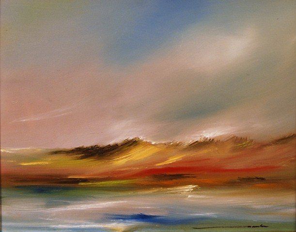 fog and sun #3 oil on canvas 16x20
