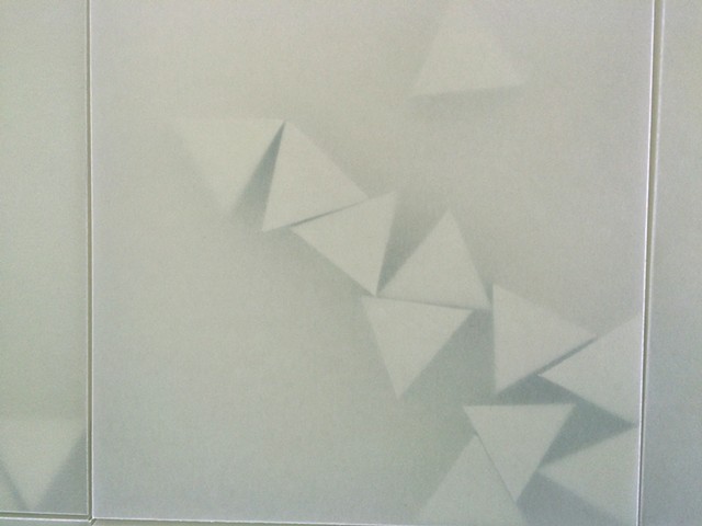 Green Triangles (11 Triangles Series). Detail