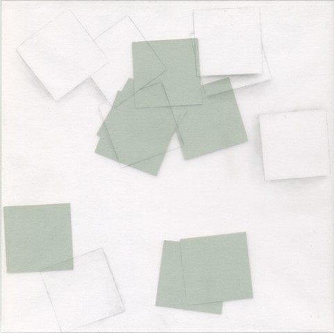 Seven Squares (Grey green) 