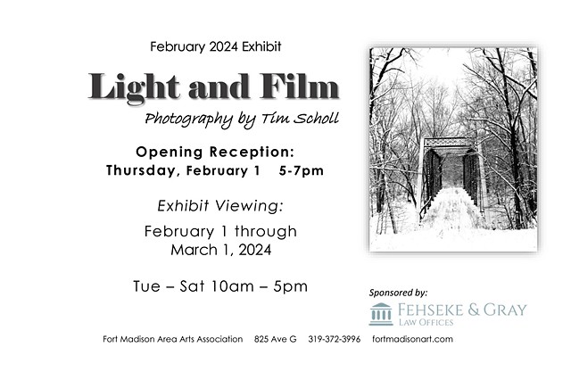 Light and Film solo exhibit